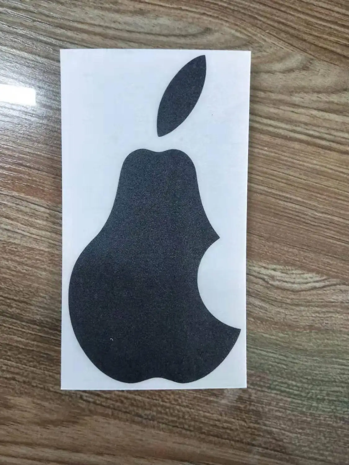 Виниловая наклейка с логотипом Pear NO apple 15*8 1 см литой ноутбук новый стиль горячая