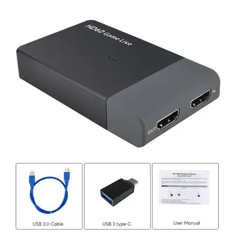 

Ezcap 261M USB 3.0 hd Video Capture 4K 1080P Game Live Video Converter