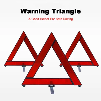 

Vehicle Tripod Warning Board Vehicle Traffic Safety Warning Reflective Sign Folding Tripod Emergency Tools