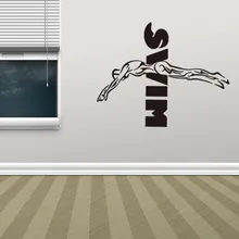 2300 горячая Распродажа Европа и Америка стиль Дайвинг Плавание Наклейка на стену классная гостиная украшение наклейки на стену производители W