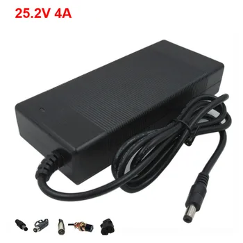 

25.2V charger 25.2V 4A Li-ion Li-Po Battery charger DC Port Used for 22.2V 6S lithium battery Charger free shipping