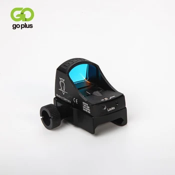 

DOC Rail Riflescopes Hunting Optics rifle Holographic Red Dot Sight Red film Increase Reticle Tactical Scope Collimator Sight