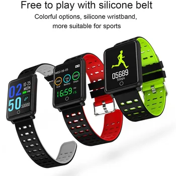 

New Style Smart Monitoring Heart Rate Incoming SMS Remind Sports Step Count Men and Women Smart Bracelet