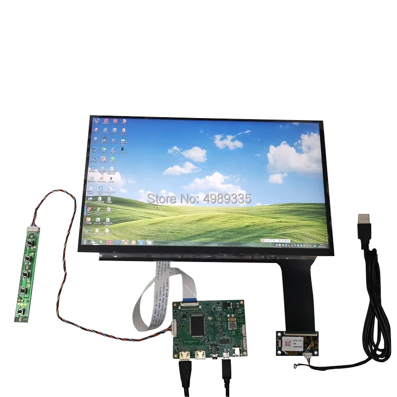 Комплект емкостных 10 точечных модулей питания USB5V с 2 5 дюймовым сенсорным