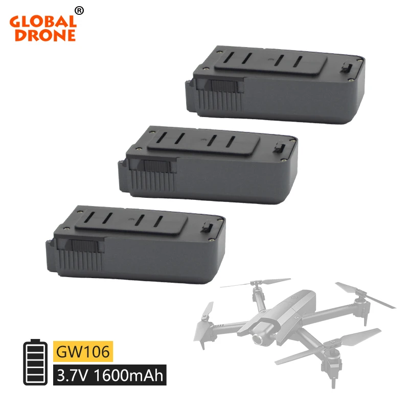 Оригинальный аккумулятор Lipo для дрона GW106 3 7 в 1600 мАч|Детали и аксессуары| |