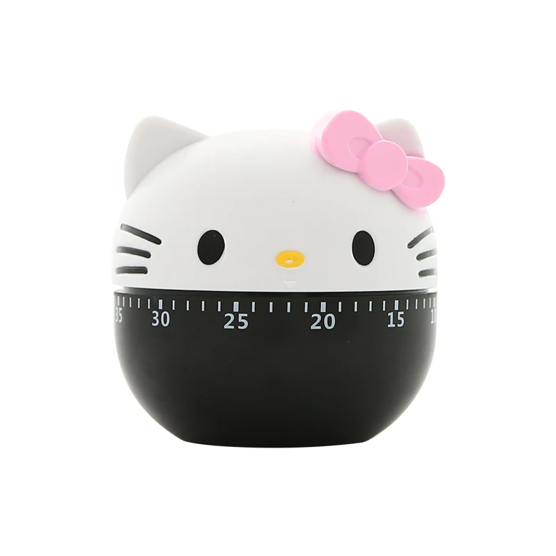 

Cartoon kitchen mechanical reminder timer clock mechanism set cute time manager cooking timer hello kitty kitchen egg timer