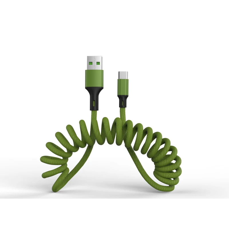 Выдвижной кабель USB C для телефона Samsung A20 A30 A40 A50 A90 A80 Huawei P40 P30 Type SONY Xperia LG MOTO|Кабели