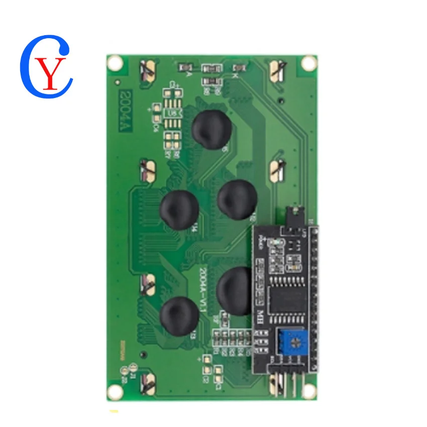 5V LCD Display 2004 20X4 Blue Yellow Screen LCD2004 I2C IIC Adpater Board HD44780 English Japanese Font 3D Printer lcd display module display module adapter board