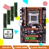 Big brand HUANANZHI deluxe X79 LGA2011 gaming motherboard set Intel Xeon E5 1620 V2 SR1AR 3.7GHz CPU RAM 16G(4*4G) DDR3 REG ECC ► Photo 1/6