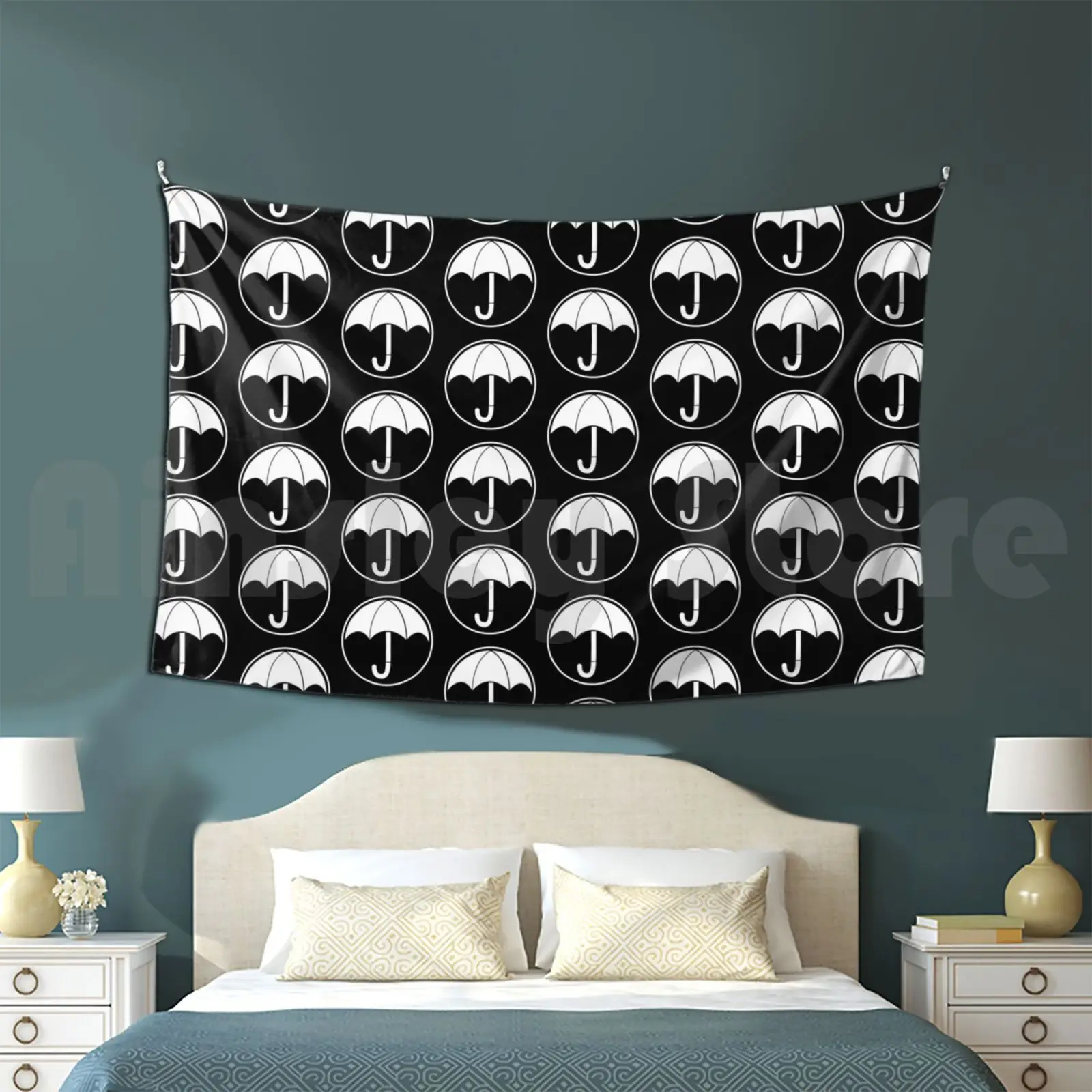 The Umbrella Academy Logo Tapestry Soggiorno Camera Da Letto The Umbrella Academy Tua Umbrella Academy Umbrella Academy Hell