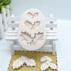 Luyou 1pc Silicone Resin Molds Christmas Tree Leaves Fondant Mold Cake Decorating Tools Pastry Kitchen Baking Accessories FM1345 ► Photo 3/6