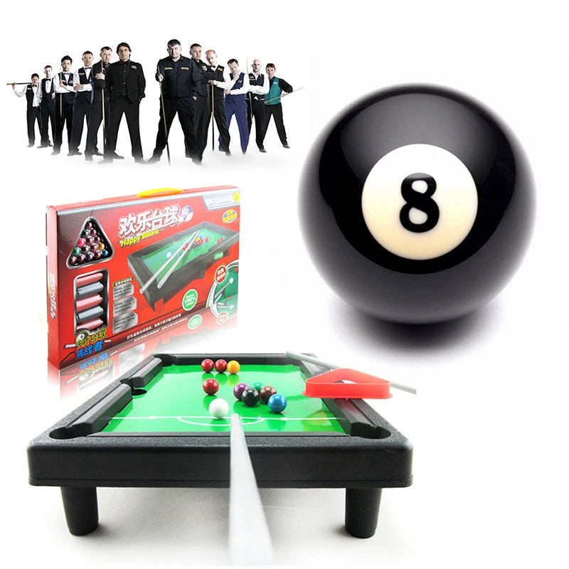 

Kids Billiards Toy Lightweight Mini Tabletop Pool Table Set Snooker Desktop Game for Child boy Gift Suitable for Indoor Outdoor