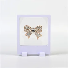 

108*120MM Jewelry Pendant Earrings Ring Display Stand Holder Jewelry Suspended Coins Floating Display Case Stand Holder Box