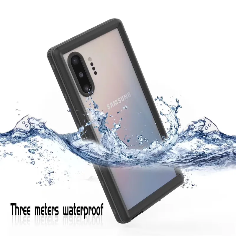 

Waterproof Case For Samsung Galaxy Note 10 plus 10+ 8 9 Case 360 Protector Cover Case For Samsung S9 S10 Plus WaterProof Cover