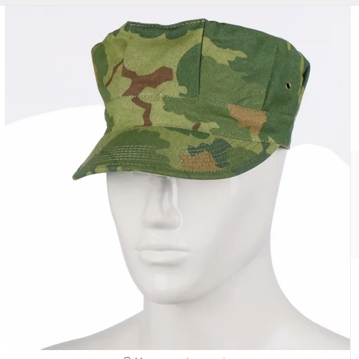 OUTDOORS MILITARY VIETNAM WAR US MITCHELL CAMO UTILITY CAP