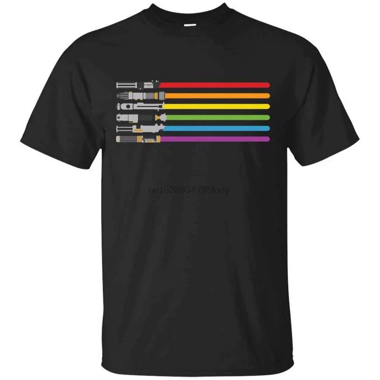 

Dmaichang Lightsabers Inspired LGBT Pride Men's Tee T-Shirt