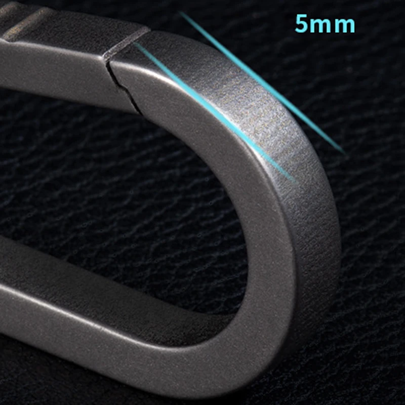 Антикоррозийный брелок для ключей titanium TC4 рюкзак висящий карабин