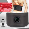 Intelligent USB Rechargeable EMS Fitness Trainer Belt LED Display Electrical Muscle Stimulator Abdominal Muscle Training Device