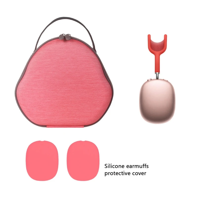 

Жесткий защитный чехол с силиконовым покрытием для наушников, сумка для хранения, чехол для переноски, сумка для наушников AirPods Max