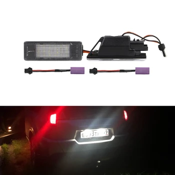 

2x For Nissan X-Trail T30 T31 Pathfinder R51 Teana Primera P12 Juke F15 Versa NV200 Rogue Sport Canbus Led License Plate Lights