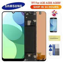 A30 lcd para samsung galaxy a30 a305/ds a305f a305fd a305a display lcd de toque digitador da tela substituição para samsung a30 display