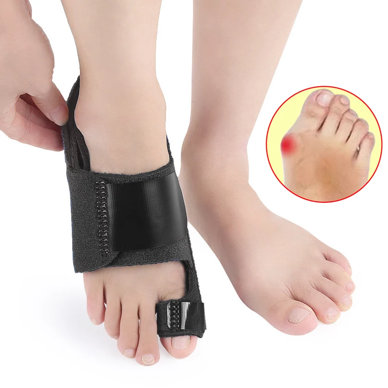 1Pair Foot Care Bunion Corrector Hallux Valgus Toe Protector Separator Feet Orthopedic Supplies Toe Straightener Splint Pedicure