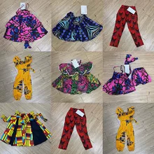 

African clothes for Kids Ankara Print 100%Cotton Material Sewing African traditional Clothes Stock Clearance