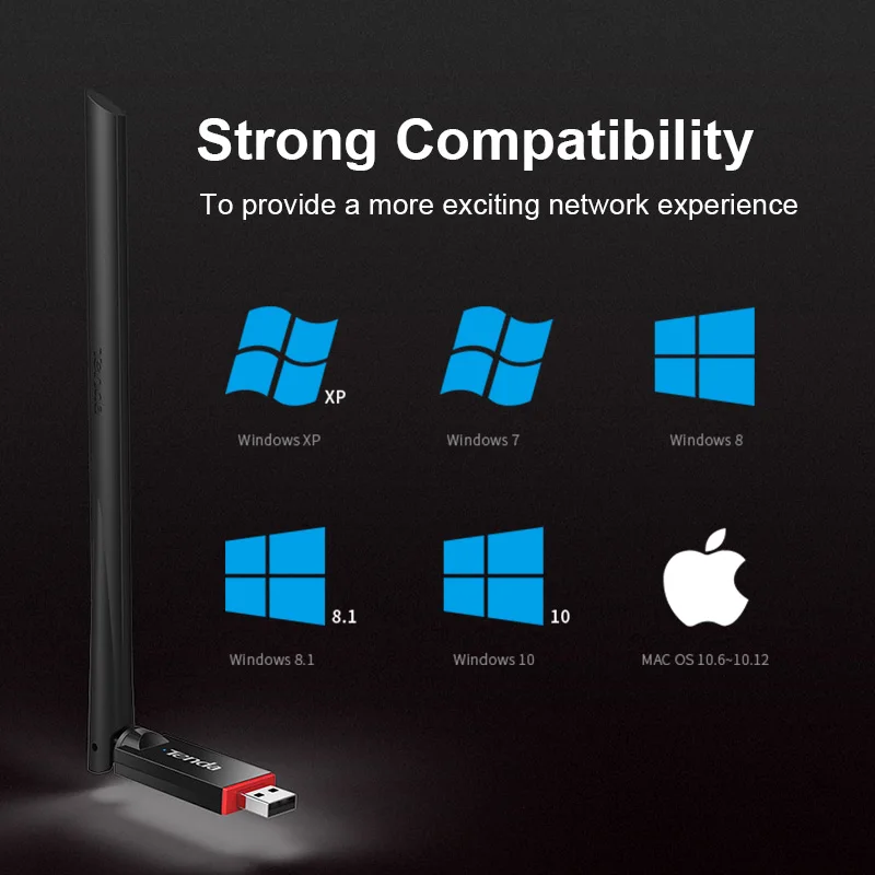 Tenda U6 Wireless USB Network Card 300Mbps WiFi USB Network Adapter USB 2 0 Station Mode 1 Tenda U6 Wireless USB Network Card 300Mbps WiFi USB Network Adapter USB 2 0 Station Mode 5