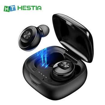 

Newest TWS Bluetooth Earphone 5.0 Stereo Wireless Earbuds HIFI Sound Sport Earphones Handsfree Gaming Headset with Mic for Phone