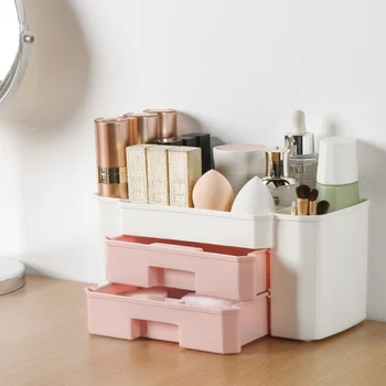 

Makeup Organizer Drawer Cosmetic Storage Box Jewelry Nail Polish Makeup Container Case Desktop Sundries Storage Box