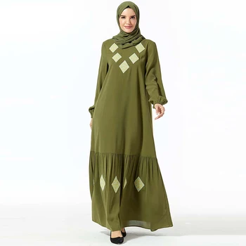 

Arabic Abaya Kaftan Dubai Hijab Muslim Long Dress Turkey Qatar Islamic Women Pakistan Dresses Caftan Marocain Robe Femme Vestido