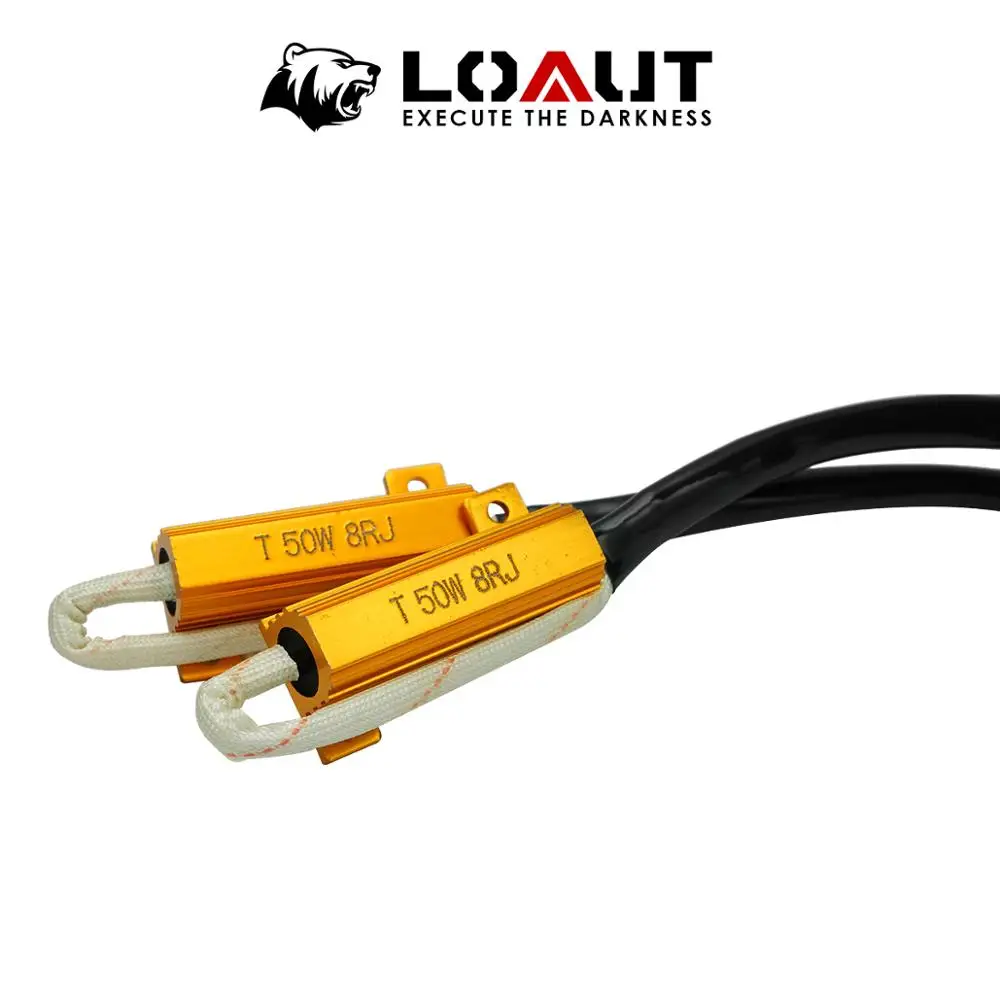 JGAUT 50 Вт 8RJ декодер для фокуса double load резистор Canbus H4 9007 H13 светодиодный преобразования компенсаторы без мерцания проводки