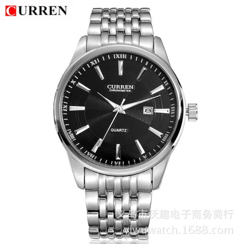 

Curren/Karui En 8052 Men Waterproof Large Dial Steel Watch Simple Casual Watch