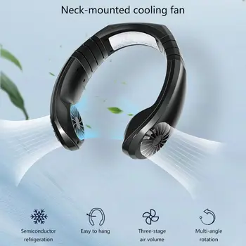 

New USB Micro Portable 2 in 1 Air Cooler Mini Electric Air Conditioner Neck Fan