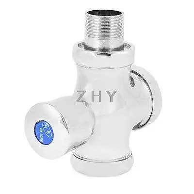 

Toilet Lavatory 3/4" PT Male Thread Chrome Finish Push Button Flush Valve
