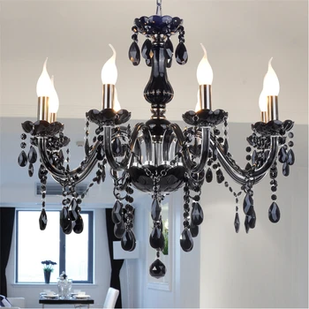 

New Modern led crystal chandeliers for kitchen room Livingroom Bedroom Gray Color K9 crystal lustres de teto ceiling chandelier