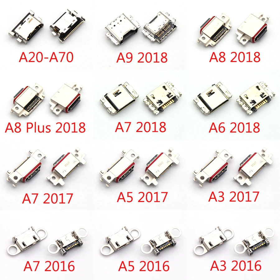 1 шт. для Samsung Galaxy A70 A50 A40 A30 A20 A10 A9 A8 A7 A6 A5 A3 2018 2017 2016 разъем Micro USB зарядки | Мобильные