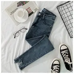 JUJULAND 2019 Джинсы женские джинсовые брюки черного цвета женские джинсы стрейч брюки Feminino узкие брюки для женщин брюки 8113