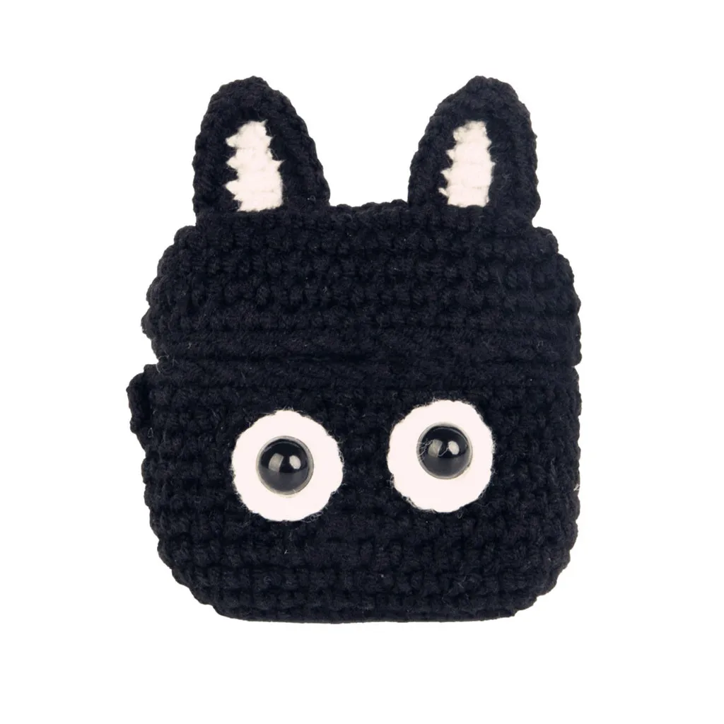 For AirPods Pro 2019 Case Knitted Lovely plush Anti-lost Protective Skin Cover For Air-Pods 3 Airpods Accessories 2019 1104#C
