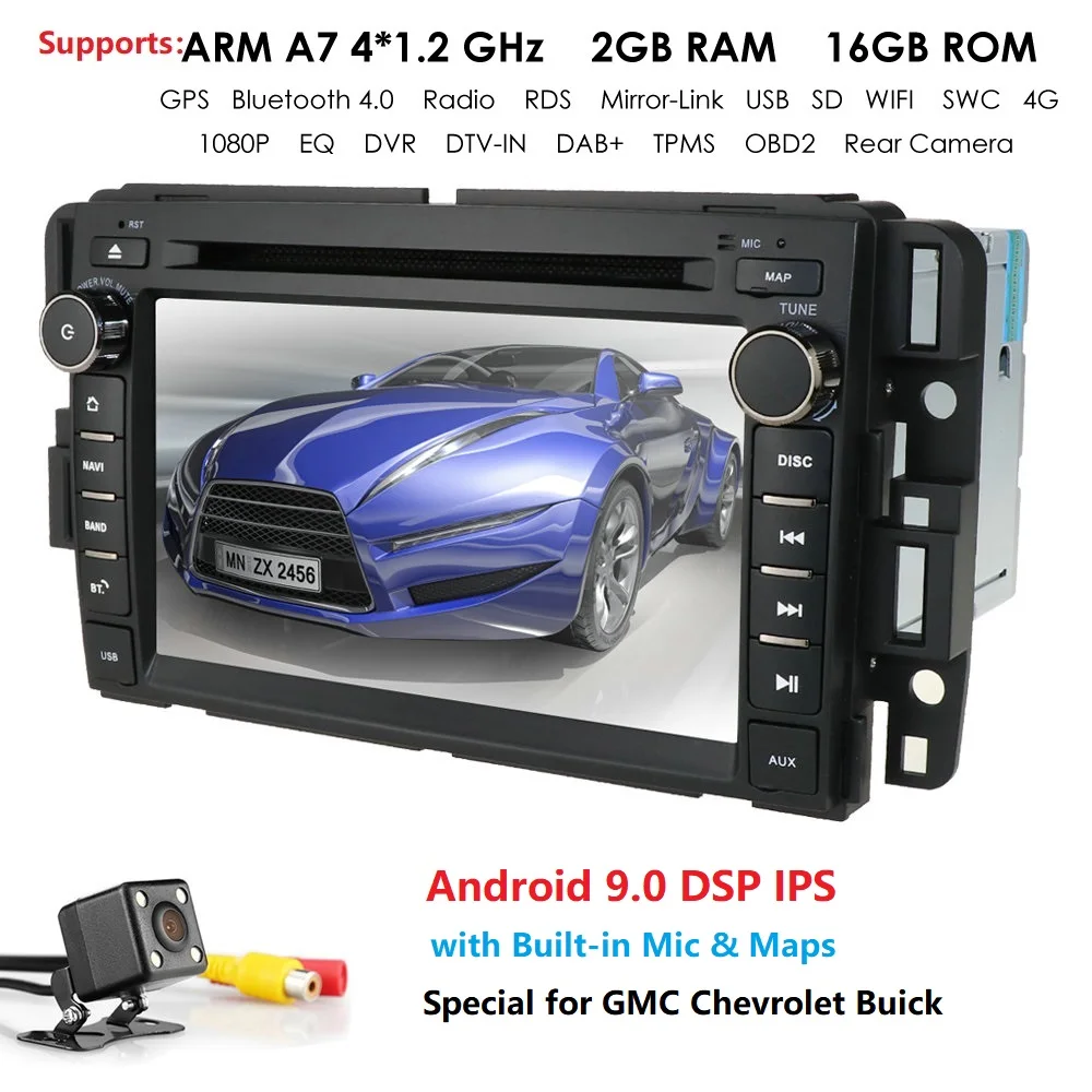 

2 din android autoradio audio Car Stereo Radio Navigation For GMC Yukon Sierra Chevrolet Chevy Tahoe Suburban dvd car multimedia