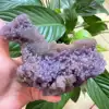 Rare! Top Natural Grape Agate Crystal Quartz Mineral Specimen Reiki Healing 4
