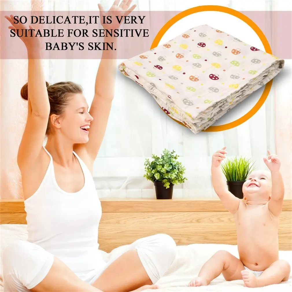 Горячее предложение! Распродажа! 120x120 см муслиновая подушка для купания младенцев Полотенце-пеленка одеяла детские пеленки Хлопок многофункциональный дизайн функции 6 видов новая распродажа