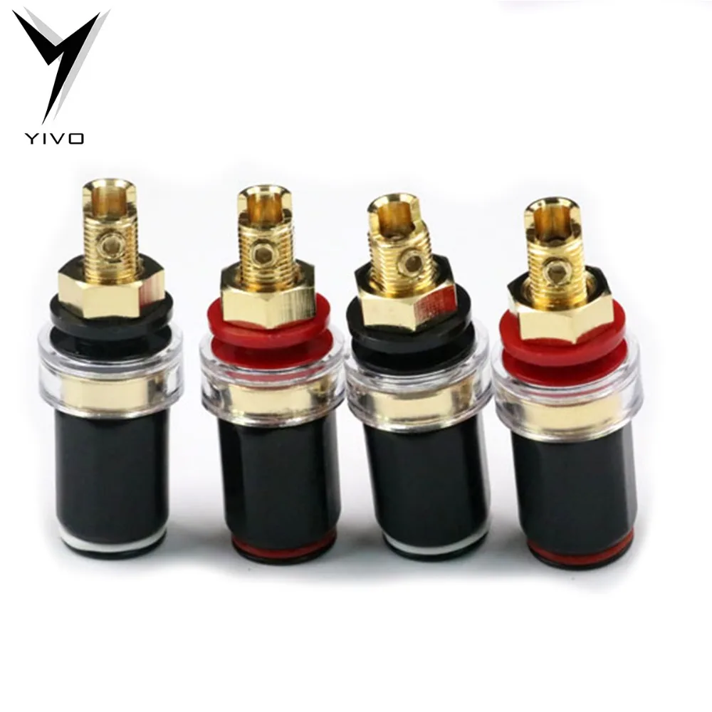 4 шт. Hi End HiFi Колонка звуковой усилитель мощности терминал длинный короткий