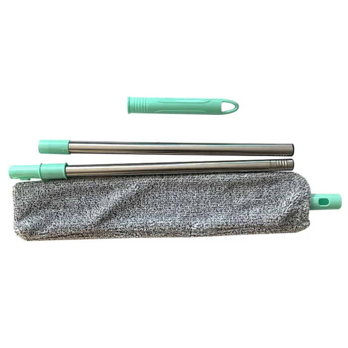 Прикроватная щетка для пыли швабра с длинной ручкой многоразовая тряпка из микрофибры щетка для подметания TT-best