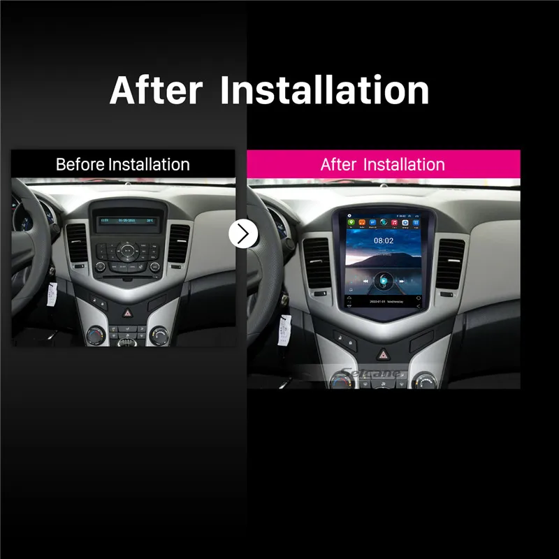 Seicane 9.7 inch 2GB Android 10 Car Multimedia Player GPS For Chevrolet Cruze J300 Daewoo Lacett 2009-2015 support TPMS Carplay