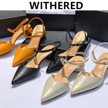 

Withered summer shoes women sandals ins fashion blogger sheepskin soft hoof heel vintage sexy cusp sandals women shoes woman