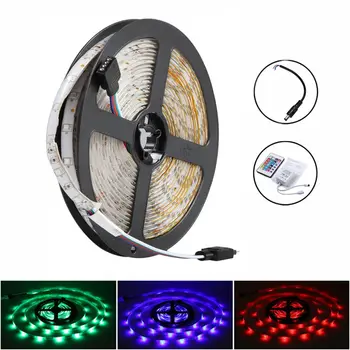 

5M 300Leds 3528 Smd Rgb Led Light Strip + 44 Key Ir Remote Controller
