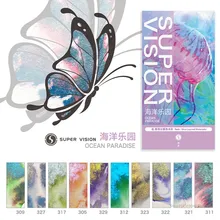

Super Vision Mica Chameleon Layered Color Metallic Watercolor Paint Hand-painted Flash Pigment Pearlescent Acuarelas Nail Art