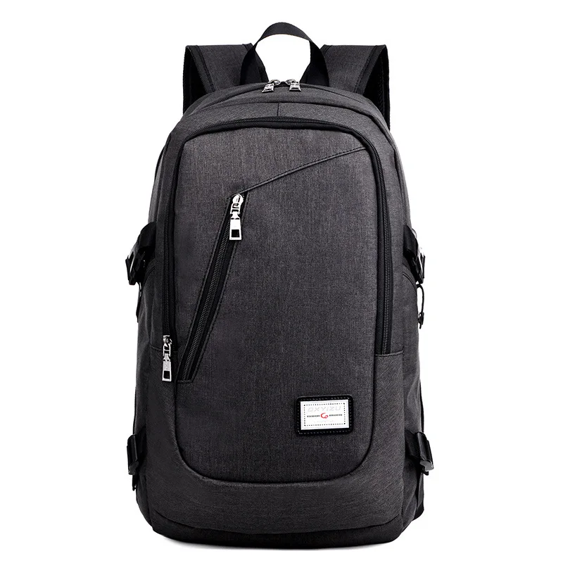 

Oxford Cloth Backpack Men's Computer Backpack USB Bag for Charging Multi-functional Travel Bag Cross Border Outdoor Schoolbag