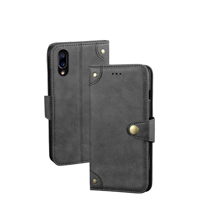 Чехол для UMIDIGI One Max Ретро Магнитный Флип кошелек кожаный чехол с уникальной